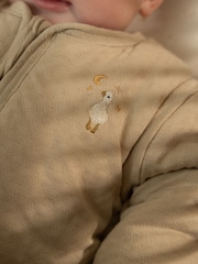 Little Dutch Pure Soft Beige Winter 2 Tog Baby Sleeping Bag - Image 3 of 6