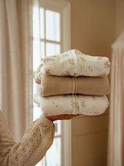 Little Dutch Pure Soft Beige Winter 2 Tog Baby Sleeping Bag - Image 4 of 6