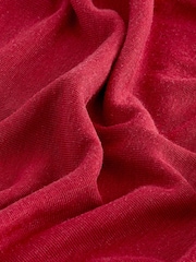 Red Premium Long Sleeve Roll Neck Top - Image 5 of 5