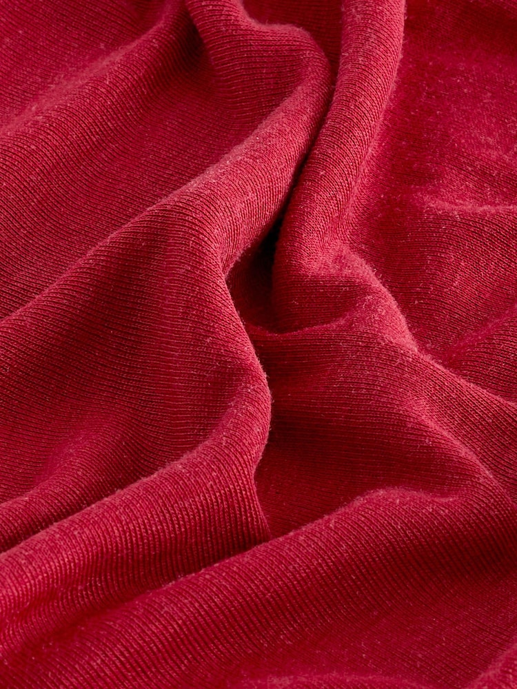 Red Premium Long Sleeve Roll Neck Top - Image 5 of 5