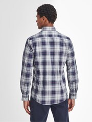 Barbour® Blue Wetheram Tartan 100% Cotton Chech Shirt - Image 2 of 6