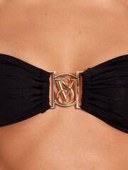 Victoria's Secret Black Hardware Bandeau Bikini Top - Image 4 of 5