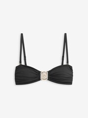 Victoria's Secret Black Hardware Bandeau Bikini Top - Image 5 of 5