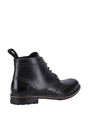 Hush Puppies Joshua Brogue Black Boots - Image 3 of 4