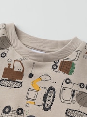 Polarn O. Pyret Farm vehicles Sweatshirt - Attēls 2 no 2