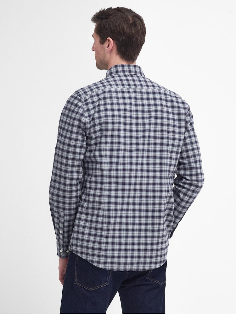 Barbour® Blue Lomand Tartan Check Shirt - Image 2 of 6 Barbour® Blue Lomand Tartan Check Shirt - Image 2 of 6