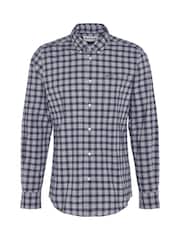 Barbour® Blue Lomand Tartan Check Shirt - Image 6 of 6