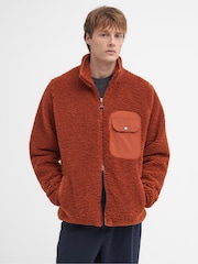 Barbour® Orange Moor Berber Fleece Jacket - Image 1 of 7