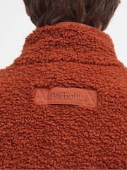 Barbour® Orange Moor Berber Fleece Jacket - Image 5 of 7
