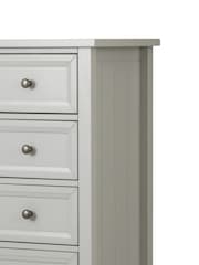 Julian Bowen Dove Grey Maine 5 Drawer Tall Chest of Drawers - Image 2 of 4