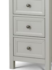 Julian Bowen Dove Grey Maine 5 Drawer Tall Chest of Drawers - Image 3 of 4