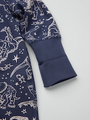 Polarn O. Pyret Blue Overall Dinosaurs Pyjamas - Image 3 of 4