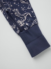 Polarn O. Pyret Blue Overall Dinosaurs Pyjamas - Image 4 of 4