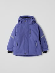 Polarn O. Pyret Purple Waterproof Padded Snowy Jacket - Image 1 of 5