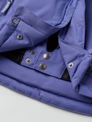 Polarn O. Pyret Purple Waterproof Padded Snowy Jacket - Image 4 of 5
