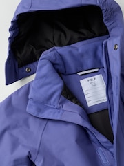 Polarn O. Pyret Purple Waterproof Padded Snowy Jacket - Image 5 of 5
