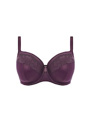 Fantasie Purple Illusion Underwire Side Support Bra - Image 4 of 4