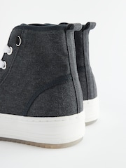 Black Forever Comfort® Chunky High Top Baseball Trainers - Image 5 of 7