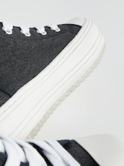 Black Forever Comfort® Chunky High Top Baseball Trainers - Image 6 of 7
