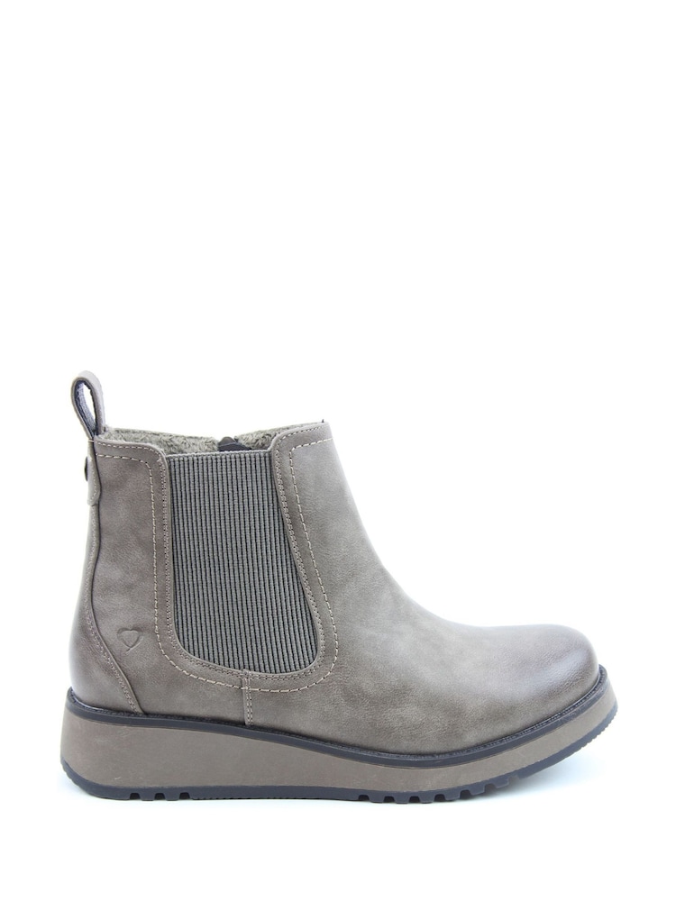 Heavenly Feet Ladies Vegan Friendly Ankle Boots - Image 1 of 4