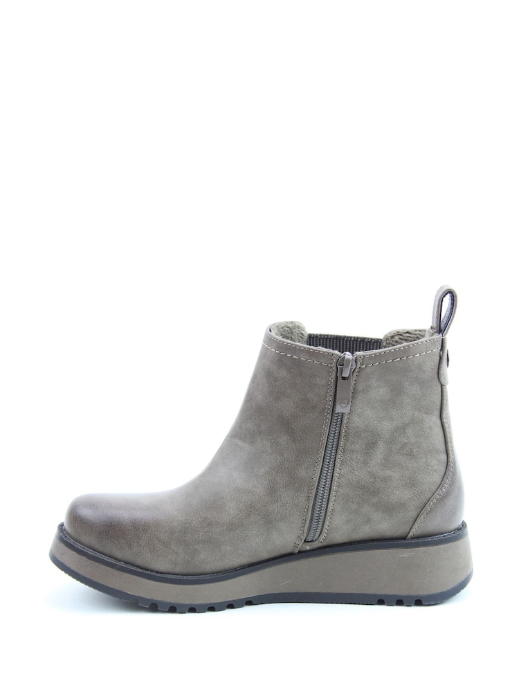 Heavenly Feet Ladies Vegan Friendly Ankle Boots - Image 2 of 4