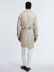 Reiss Hardwick Italian Wool Blend Double Breasted Coat - Image 5 of 9