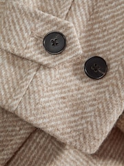Reiss Hardwick Italian Wool Blend Double Breasted Coat - Image 8 of 9