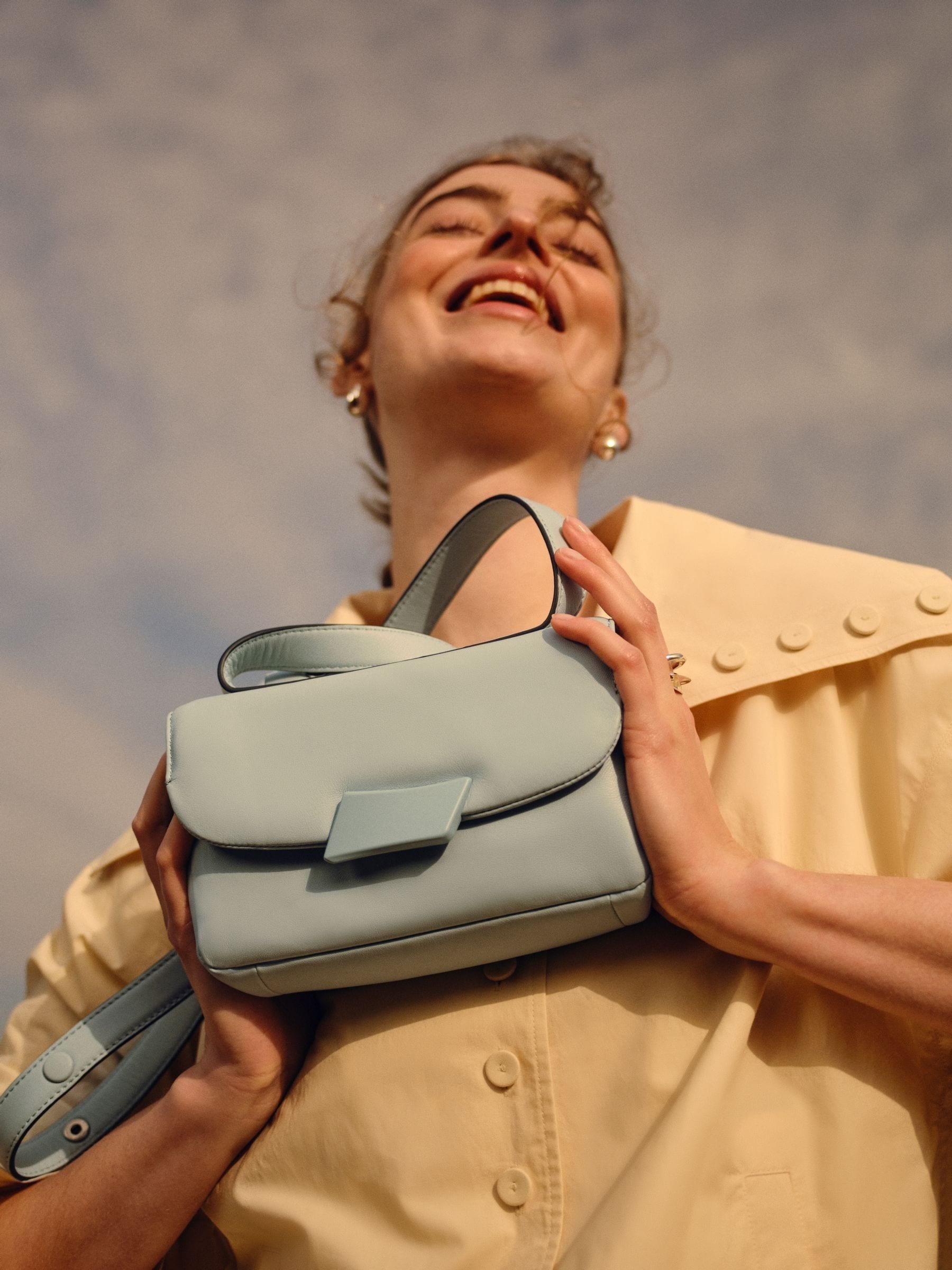 Buy Radley Sky Blue The Belsize Puffy Small Shoulder Bag from Next USA