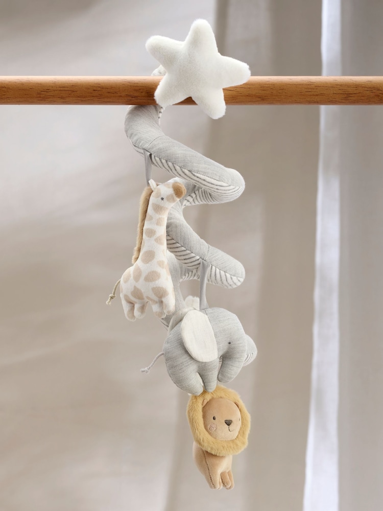 Mamas & Papas Grey Welcome To The World Travel Spiral - Image 1 of 2