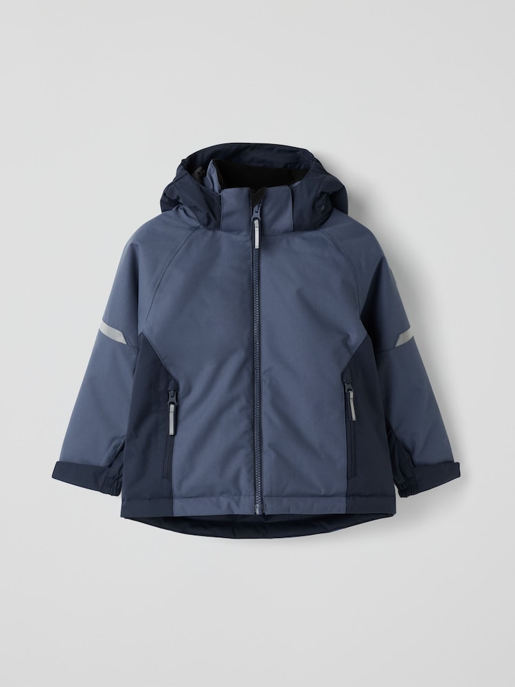 Polarn O. Pyret Blue Waterproof Padded Icy Jacket - Image 1 of 4 Polarn O. Pyret Blue Waterproof Padded Icy Jacket - Image 1 of 4