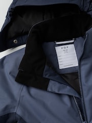 Polarn O. Pyret Blue Waterproof Padded Icy Jacket - Image 4 of 4