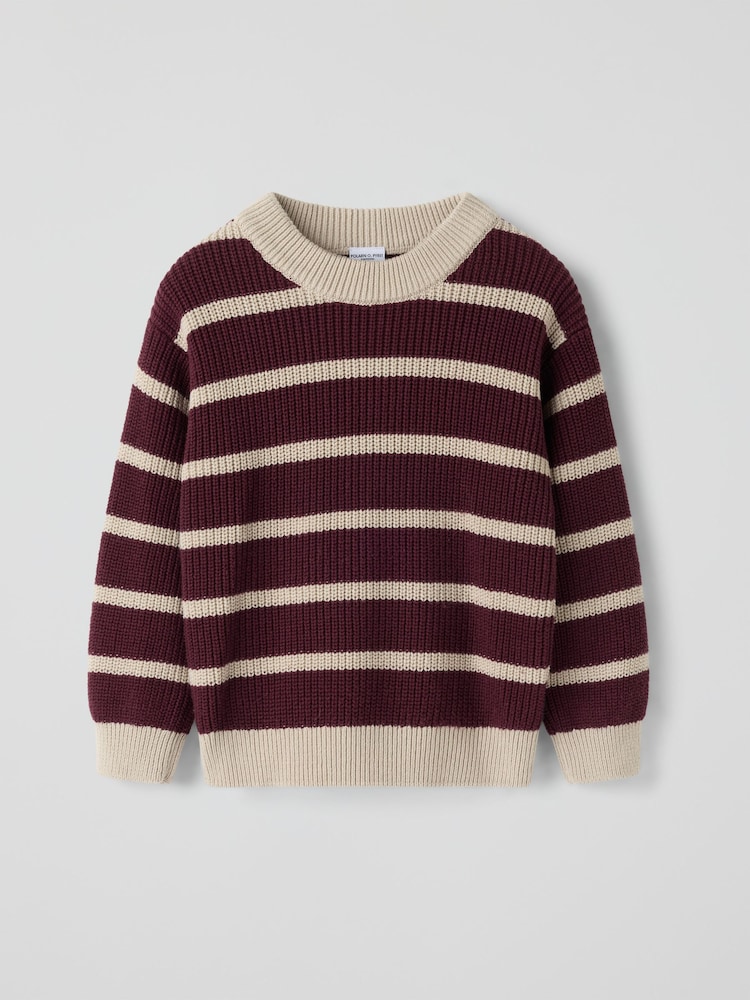 Polarn O. Pyret Red Knitted Jumper - Image 1 of 3
