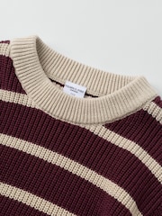 Polarn O. Pyret Red Knitted Jumper - Image 2 of 3