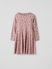 Polarn O. Pyret Pink Twirl Floral Dress - Image 1 of 2
