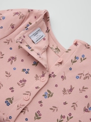 Polarn O. Pyret Pink Twirl Floral Dress - Image 2 of 2
