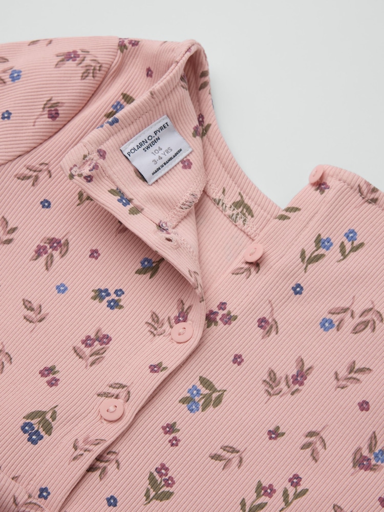 Polarn O. Pyret Pink Twirl Floral Dress - Image 2 of 2