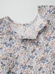 Polarn O. Pyret White Long-Sleeved Floral Dress - Image 2 of 3