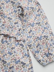 Polarn O. Pyret White Long-Sleeved Floral Dress - Image 3 of 3