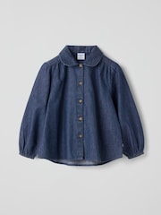 Polarn O. Pyret Blue Long Sleeve Blouse - Image 1 of 2