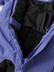 Polarn O. Pyret Blue Waterproof Padded Overall Snowy Puddlesuit - Image 4 of 5