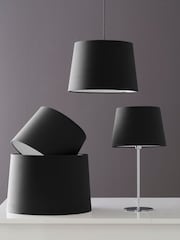 Charcoal Grey Lamp Shade Ceiling Light - Image 1 of 4