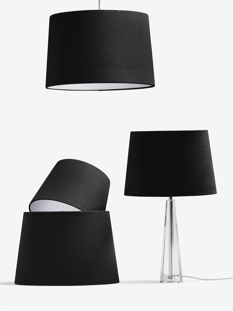 Charcoal Grey Lamp Shade Ceiling Light - Image 4 of 4