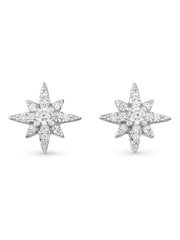 Beaverbrooks Cubic Zirconia Star Stud Earrings - Image 1 of 4