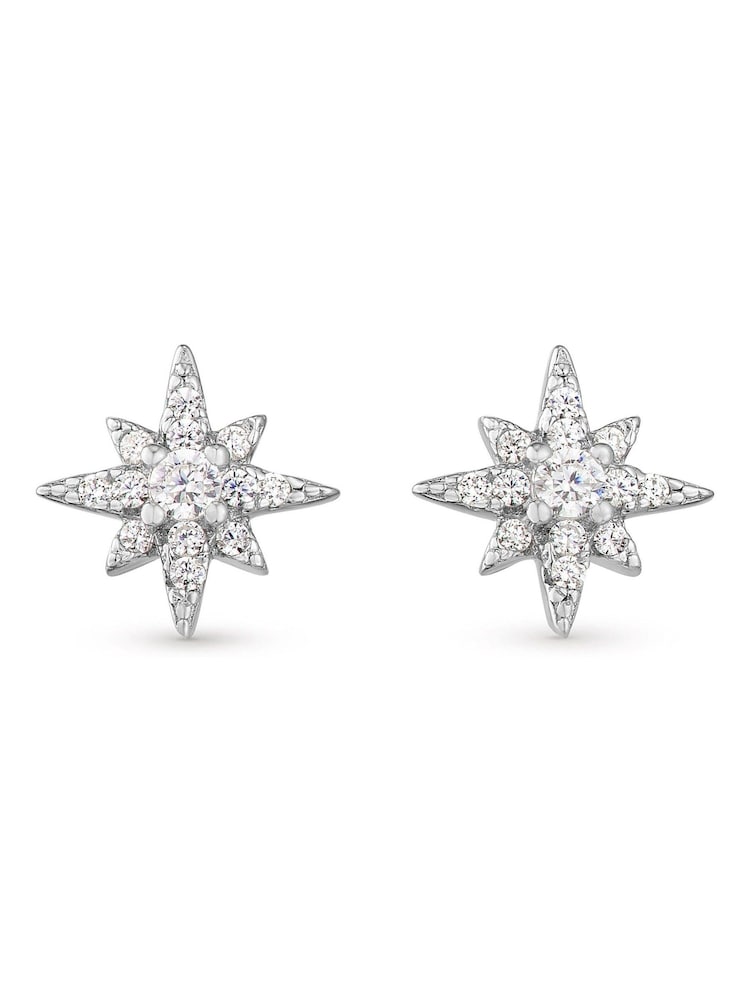 Beaverbrooks Cubic Zirconia Star Stud Earrings - Image 1 of 4