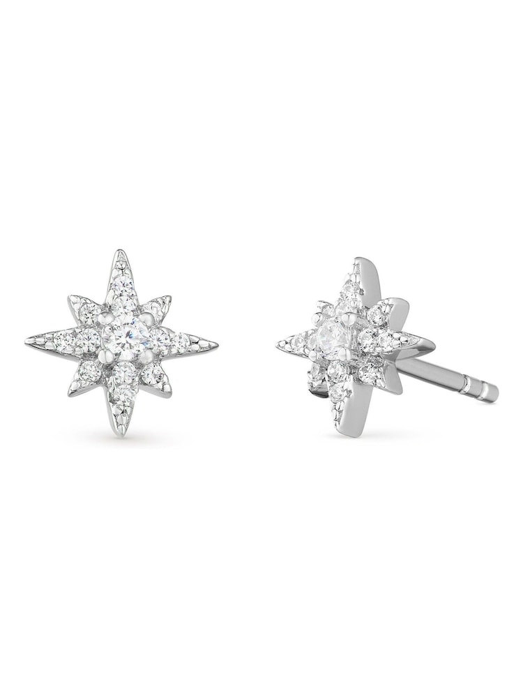 Beaverbrooks Cubic Zirconia Star Stud Earrings - Image 2 of 4
