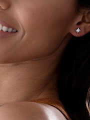 Beaverbrooks Cubic Zirconia Star Stud Earrings - Image 3 of 4