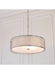 Gallery Home Silver Pendant Keela Ceiling Light - Image 3 of 8