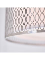 Gallery Home Silver Pendant Keela Ceiling Light - Image 6 of 8