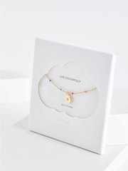 Estella Bartlett Gold CZ Pendant Rainbow Beaded Necklace - Image 2 of 3