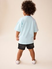 Blue 100% Cotton Paddington Bear Short Sleeve T-Shirt (3mths-8yrs) - Image 3 of 8
